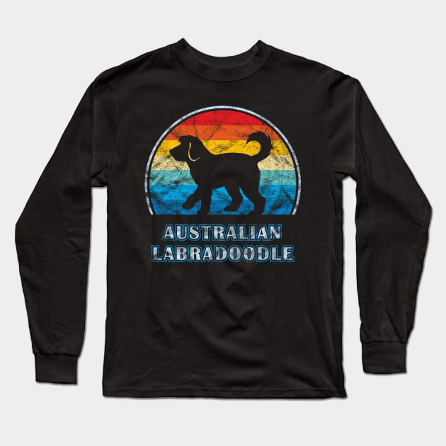 Australian Labradoodle Vintage Design Dog Long Sleeve T-Shirt by millersye